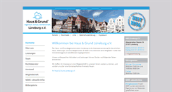 Desktop Screenshot of haus-und-grund-lueneburg.de